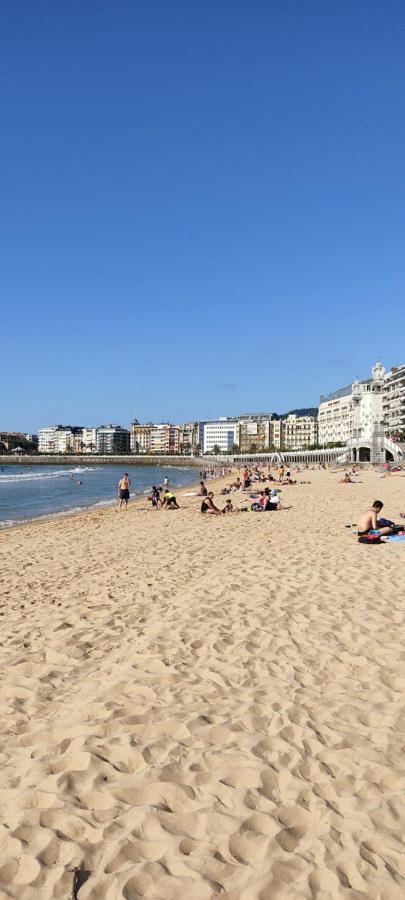 Ferienwohnung Spacious Confortable Zurriola Beach Pintxos Area San Sebastián Exterior foto